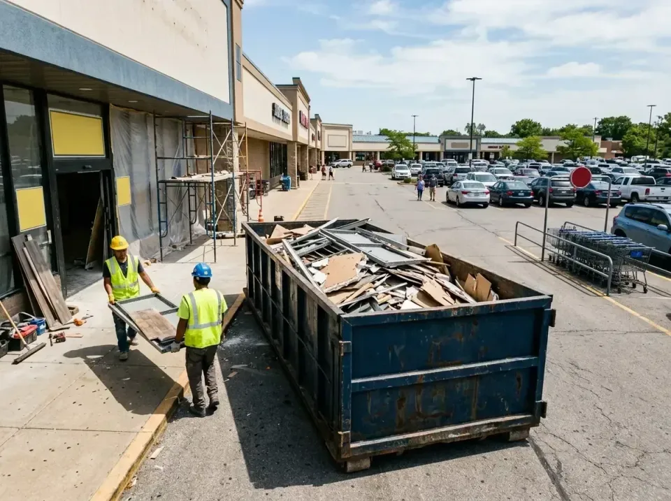 retail-store-renovation-debris-003 — frequently asked questions, Roll-off Dumpster Rentals in Citrus Park, AZ